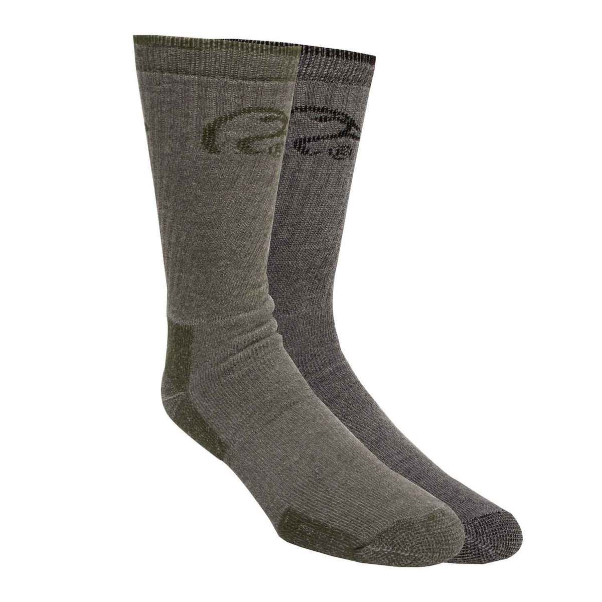 Ducks Unlimited Men's Merino Blend 4 Pack Hunting Socks - Black/Olive - L - Black/Olive L Ducks Unlimited Men's Merino Blend 4 Pack Hunting Socks - Black/Olive - L - Black/Olive L