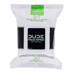 Dude Face Wipes - 30 Count