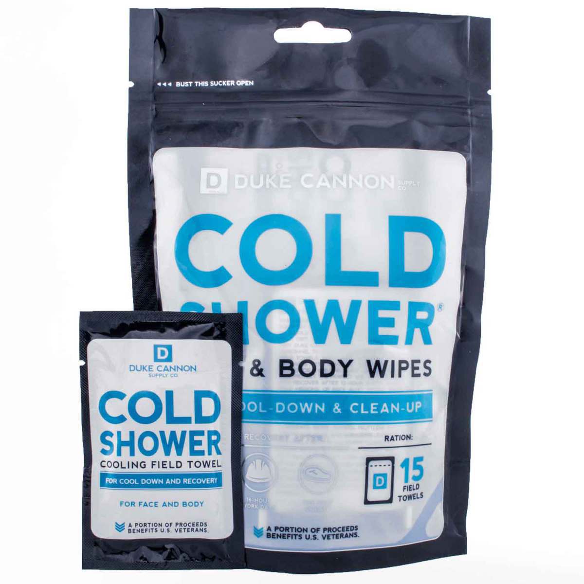 Duke Cannon Cold Shower Cooling Field Towels - 15 pack Duke Cannon Cold Shower Cooling Field Towels - 15 pack