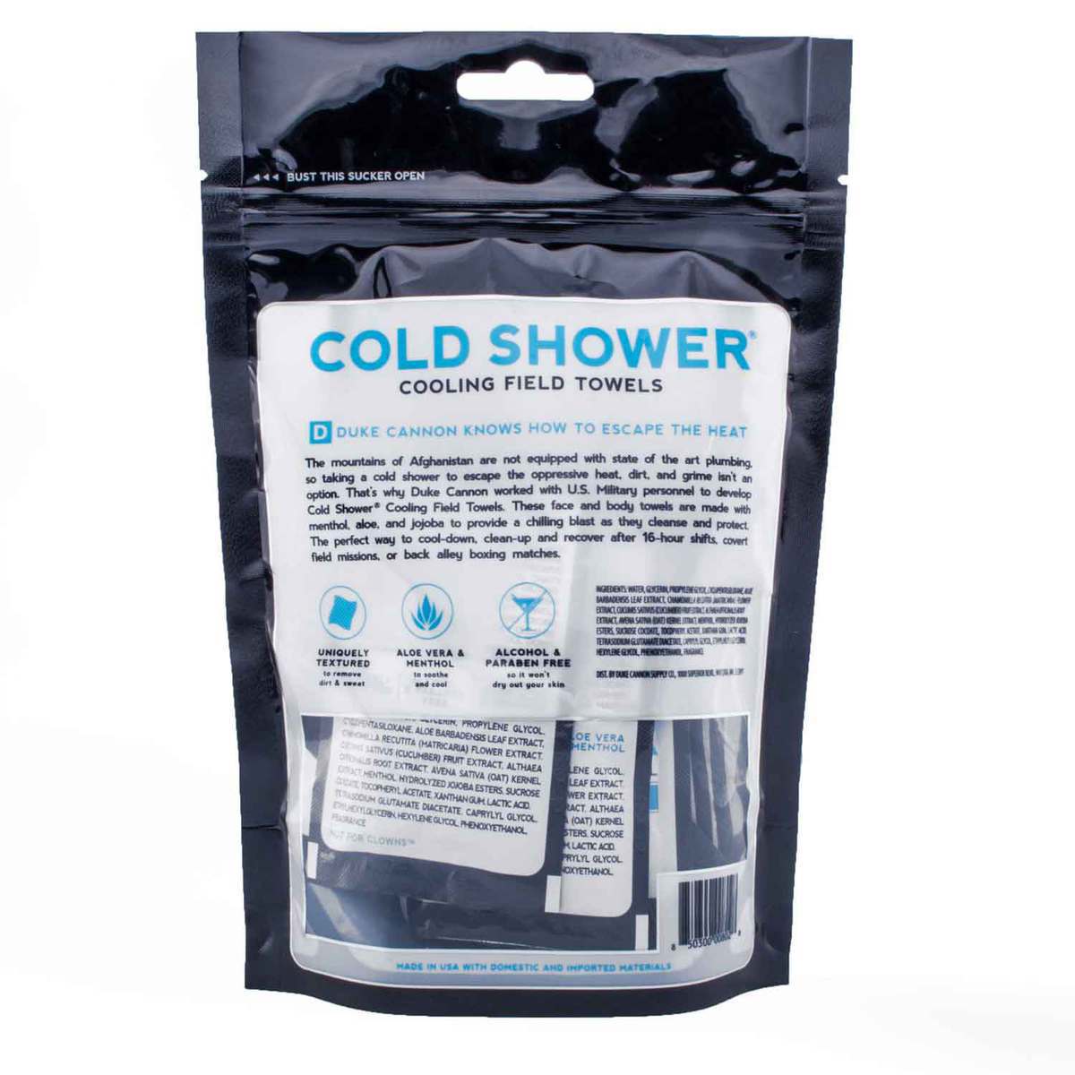 Duke Cannon Cold Shower Cooling Field Towels - 15 pack Duke Cannon Cold Shower Cooling Field Towels - 15 pack