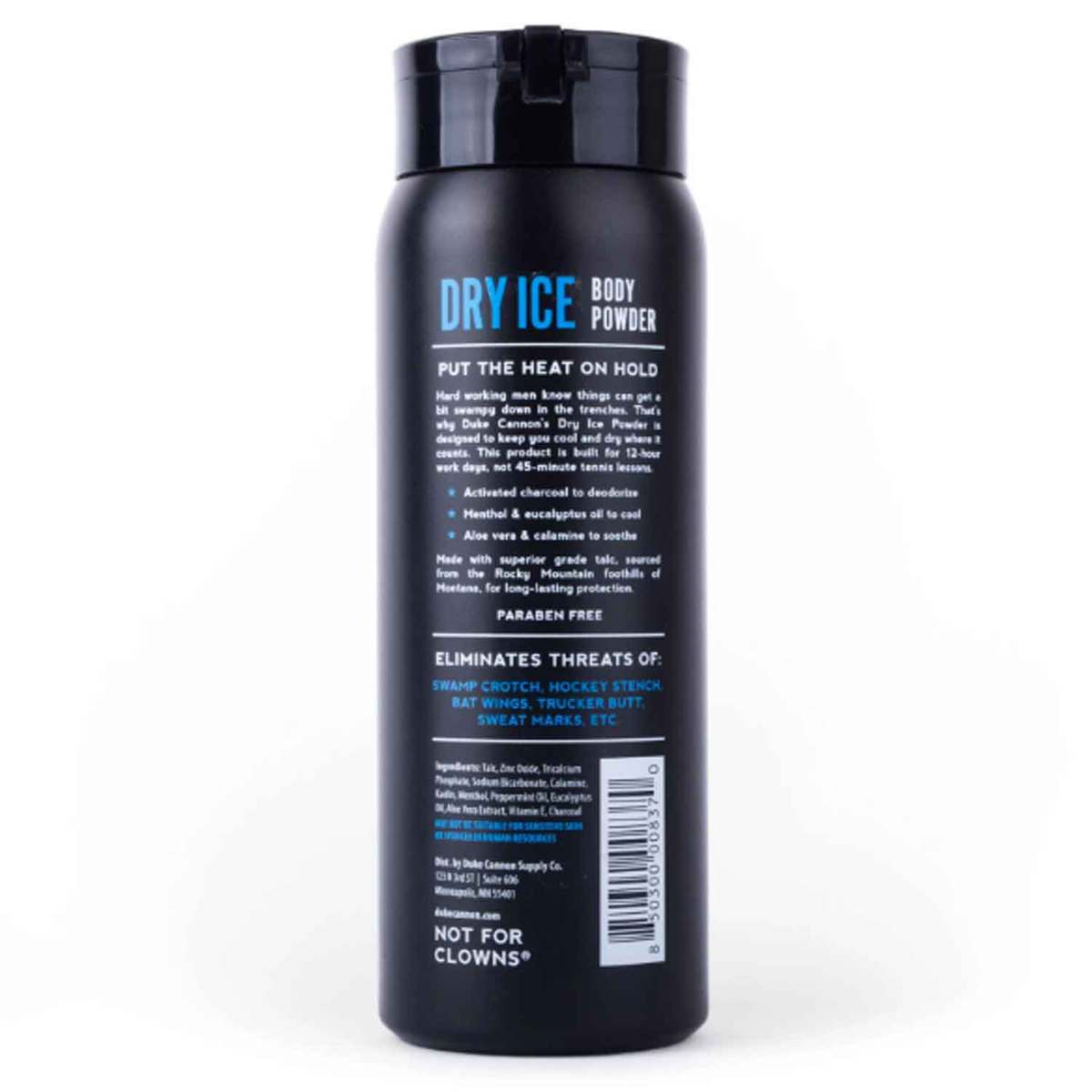 Duke Cannon Dry Ice Body Powder - 6oz Duke Cannon Dry Ice Body Powder - 6oz