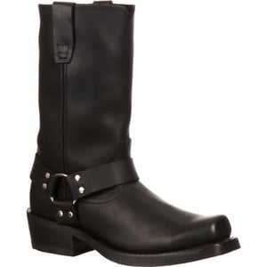 Durango Men's Harness 11in Western Boots - Oiled Black - Size 11.5 E