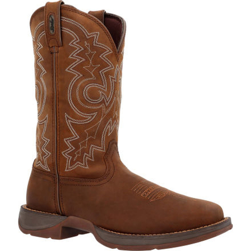 Durango Men's Rebel Steel Toe 12in Western Work Boots - Brown 10.5
