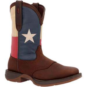 Durango Men's Rebel Texas Flag Western Boots - Dark Brown - Size 10 EE