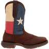 Durango Men's Rebel Texas Flag Western Boots - Dark Brown - Size 10 EE - Dark Brown 10