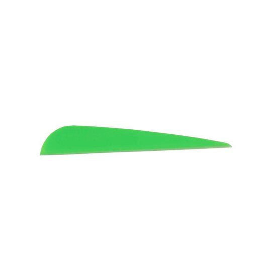 Duravane 4 inch Plastic Vanes 50 CT – Florescent Green 4in