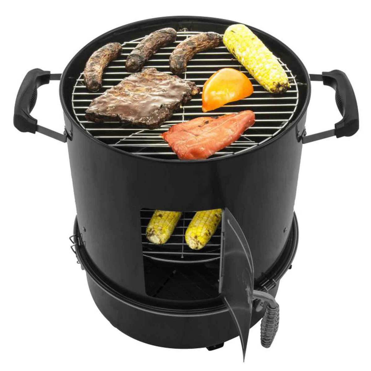 Dyna-Glo Compact Charcoal Bullet Smoker - Black - Black Dyna-Glo Compact Charcoal Bullet Smoker - Black - Black