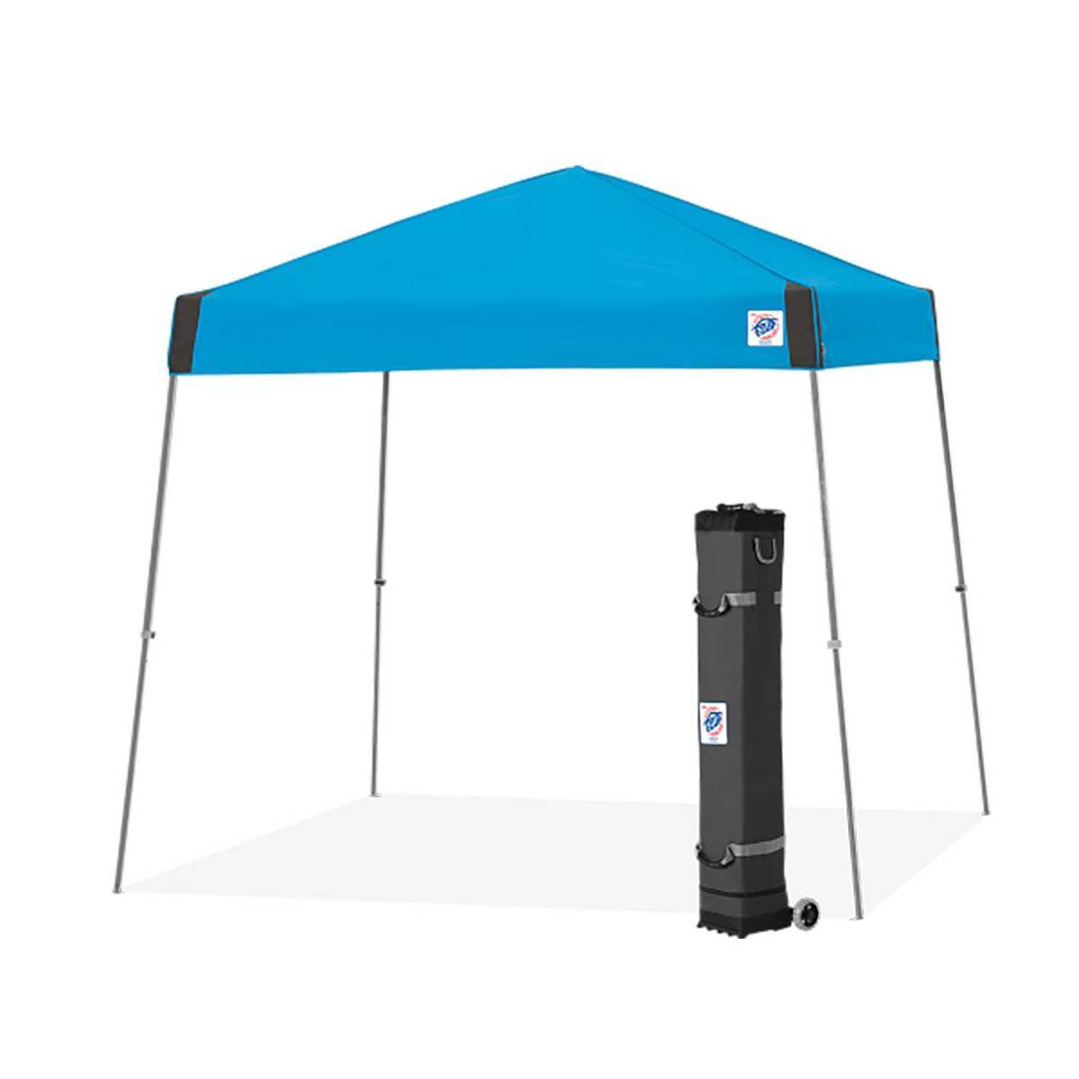 E-Z UP Vista Shelter 10x10 Straight Leg Canopy - Blue - Blue 10ft x 10ft E-Z UP Vista Shelter 10x10 Straight Leg Canopy - Blue - Blue 10ft x 10ft