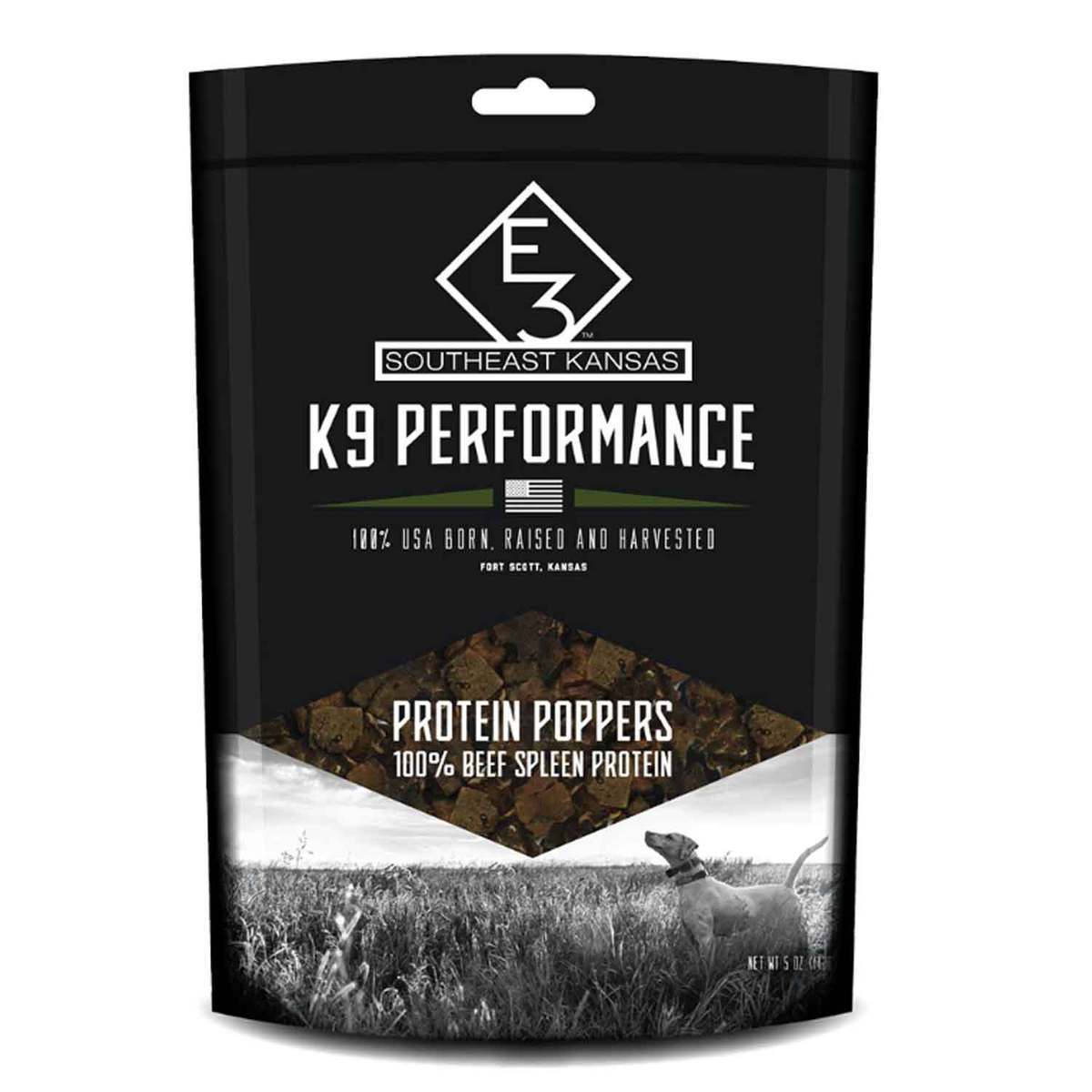 E3 K9 Performance Protein Poppers Dog Treats E3 K9 Performance Protein Poppers Dog Treats