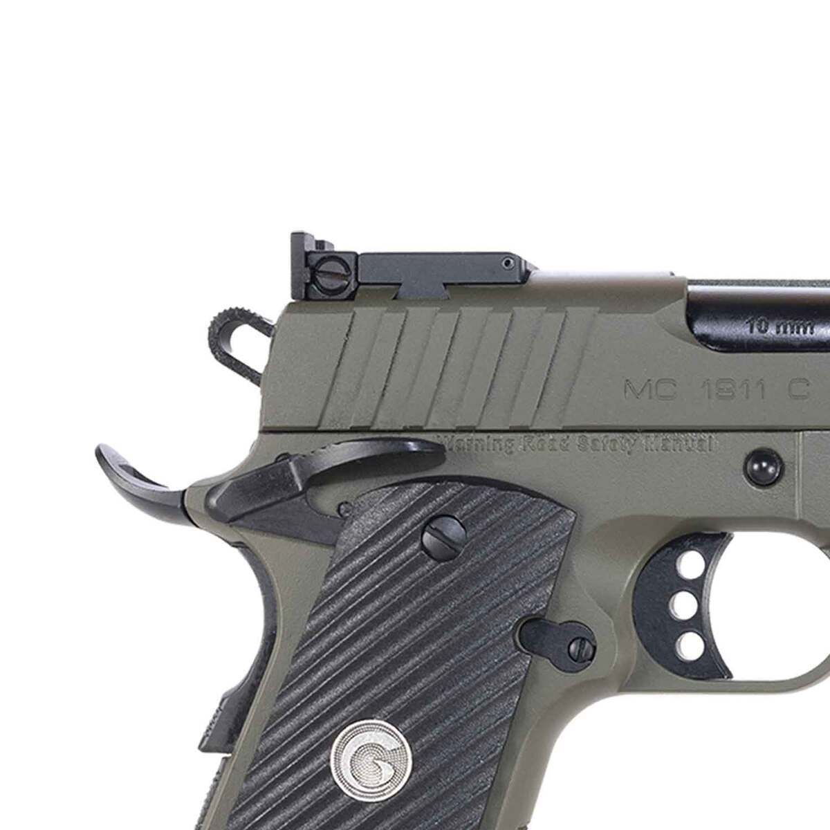 EAA Girsan MC1911 10mm Auto 4.4in OD Green Pistol - 9+1 Rounds - Green EAA Girsan MC1911 10mm Auto 4.4in OD Green Pistol - 9+1 Rounds - Green
