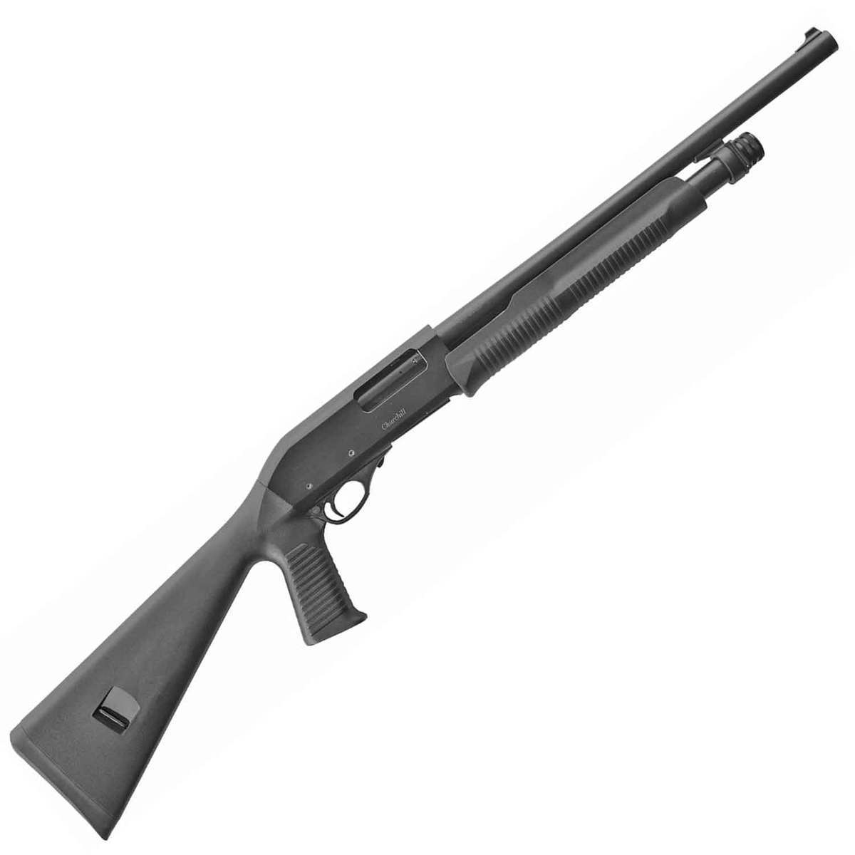 EAA Akaar Churchill 612 Black 12 Gauge 3in Pump Shotgun - 18.5in - Black EAA Akaar Churchill 612 Black 12 Gauge 3in Pump Shotgun - 18.5in - Black