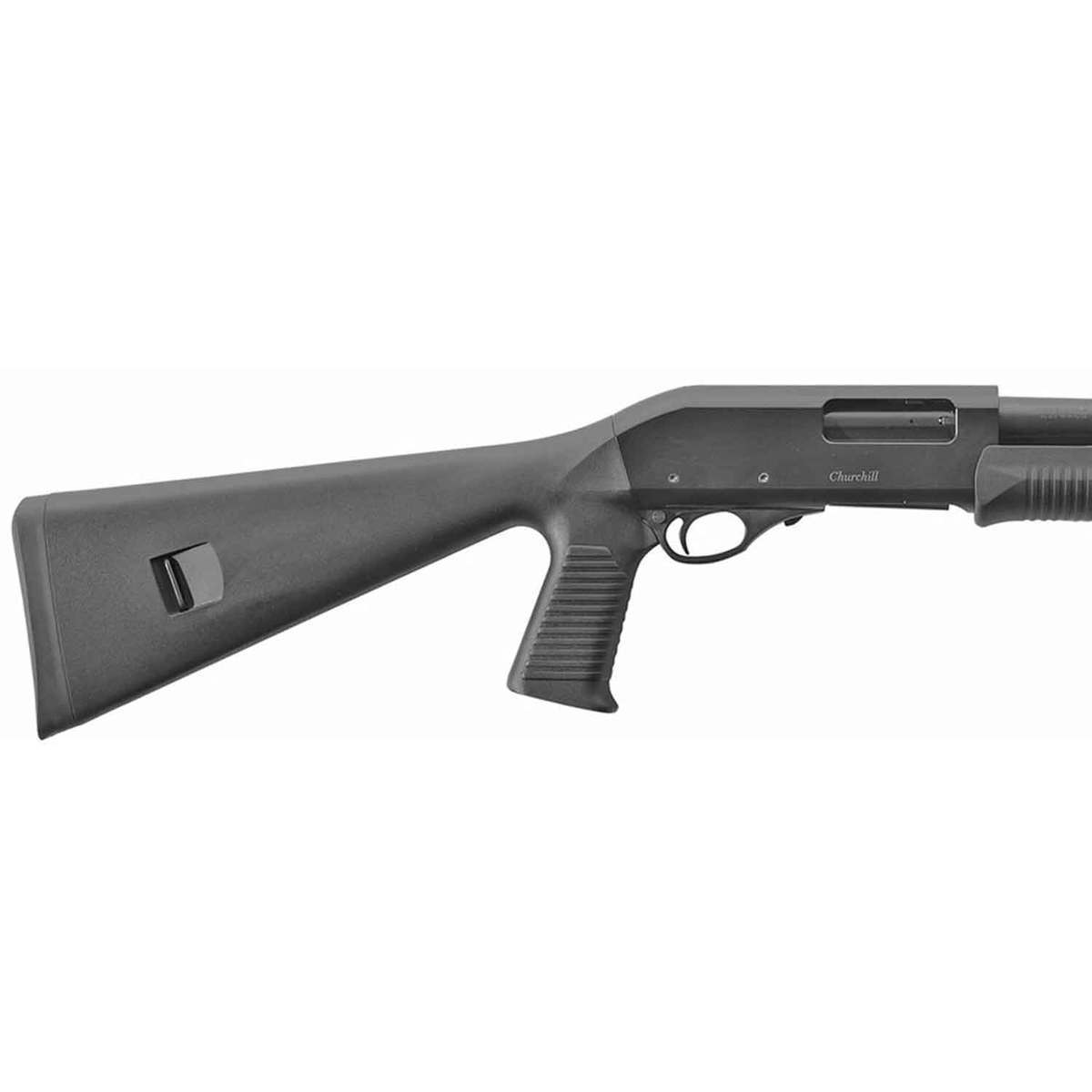 EAA Akaar Churchill 612 Black 12 Gauge 3in Pump Shotgun - 18.5in - Black EAA Akaar Churchill 612 Black 12 Gauge 3in Pump Shotgun - 18.5in - Black
