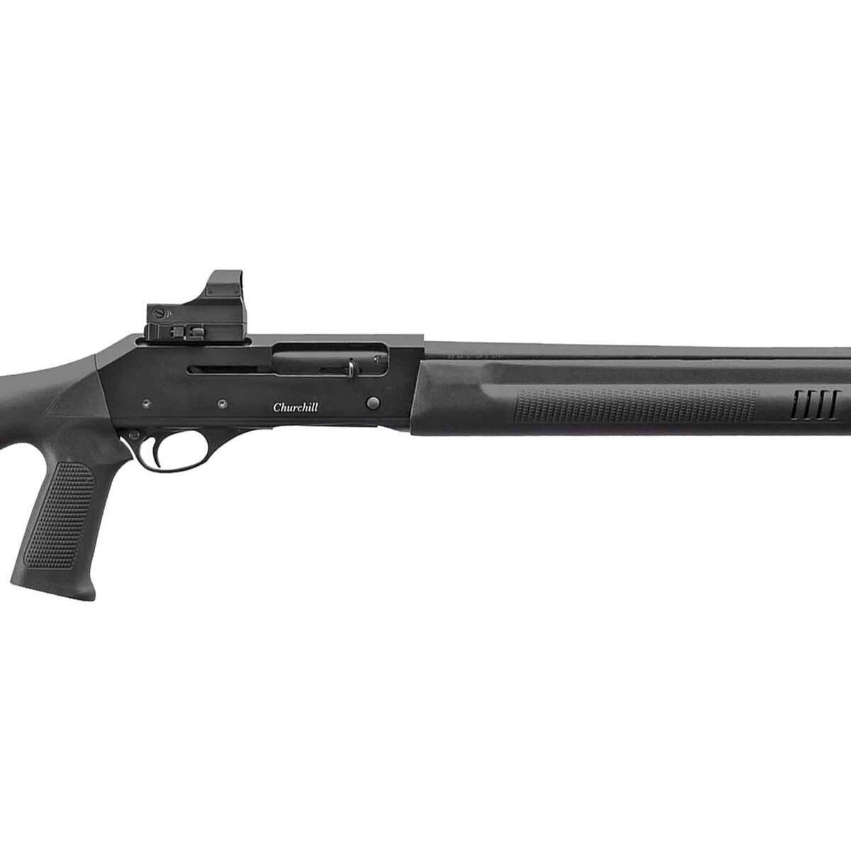 EAA Akkar Churchill 220 Optics Tactical Blued/Black 20 Gauge 3in Semi Automatic Shotgun - 18.5in - Black EAA Akkar Churchill 220 Optics Tactical Blued/Black 20 Gauge 3in Semi Automatic Shotgun - 18.5in - Black