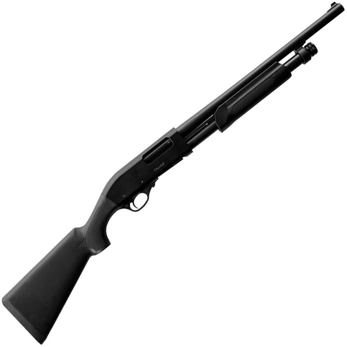 EAA Churchhill 612 Pump Black 12 Gauge 3in Pump Shotgun - 18in EAA Churchhill 612 Pump Black 12 Gauge 3in Pump Shotgun - 18in