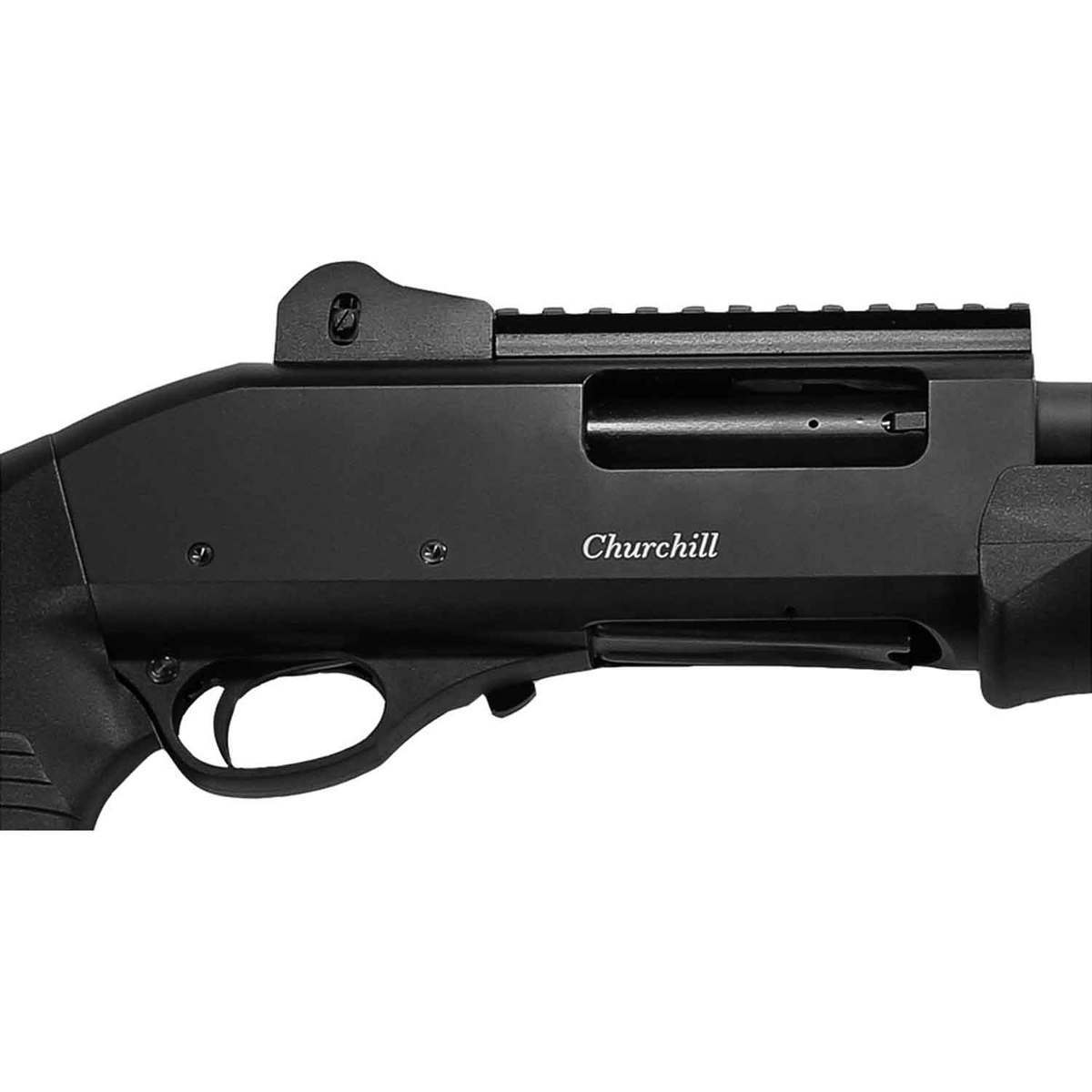 EAA Churchhill 612 Pump Tactical Black 12 Gauge 3in Pump Shotgun - 18in EAA Churchhill 612 Pump Tactical Black 12 Gauge 3in Pump Shotgun - 18in