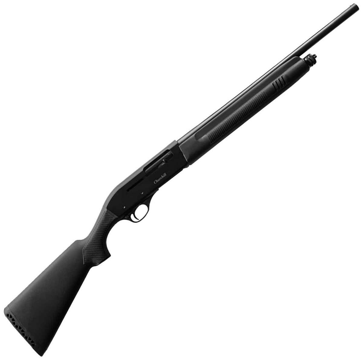 EAA Churchill Blued 20 Gauge 3in Semi Automatic Shotgun - 18.5in - Black EAA Churchill Blued 20 Gauge 3in Semi Automatic Shotgun - 18.5in - Black