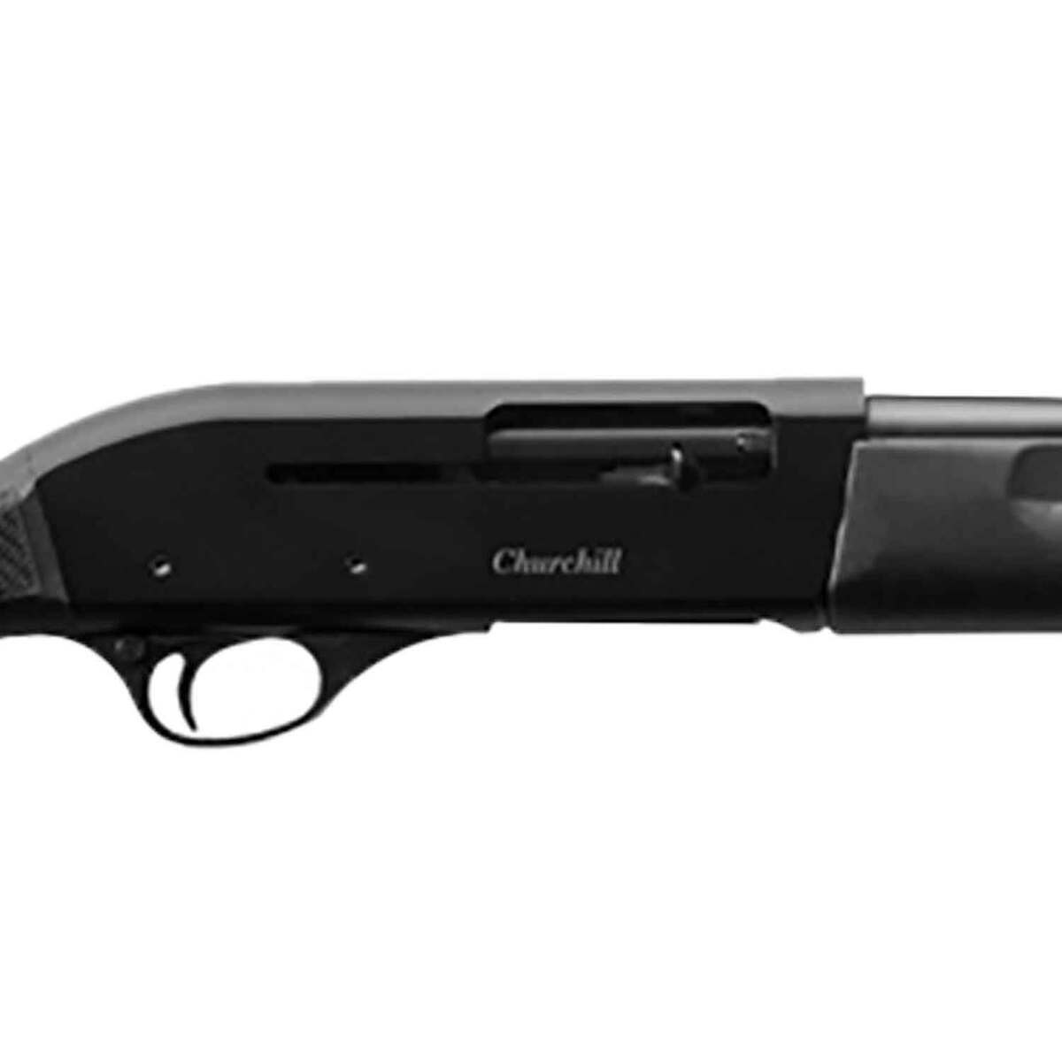 EAA Churchill Blued 20 Gauge 3in Semi Automatic Shotgun - 18.5in - Black EAA Churchill Blued 20 Gauge 3in Semi Automatic Shotgun - 18.5in - Black