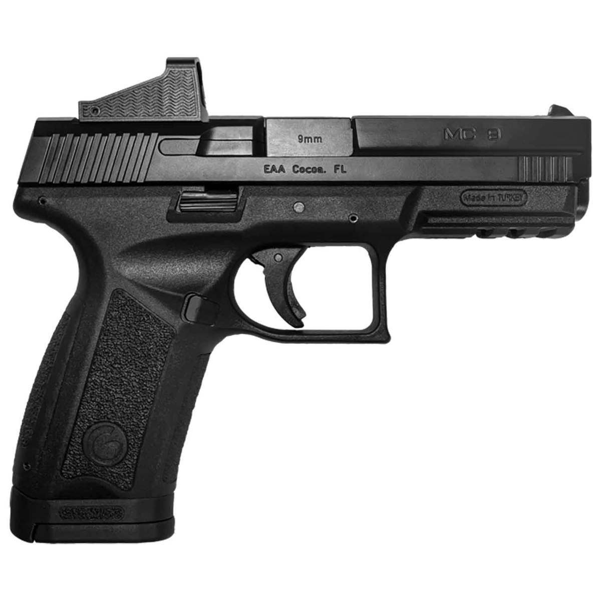EAA Girsan MC9 With FAR-DOT Red Dot Sight 9mm Luger 4.2in Black Pistol - 17+1 Rounds - Black EAA Girsan MC9 With FAR-DOT Red Dot Sight 9mm Luger 4.2in Black Pistol - 17+1 Rounds - Black