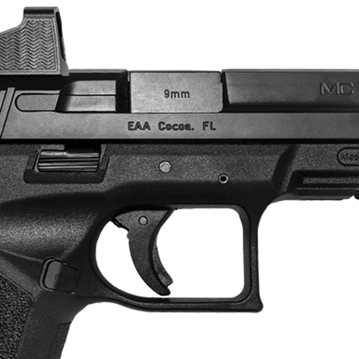 EAA Girsan MC9 With FAR-DOT Red Dot Sight 9mm Luger 4.2in Black Pistol - 17+1 Rounds - Black EAA Girsan MC9 With FAR-DOT Red Dot Sight 9mm Luger 4.2in Black Pistol - 17+1 Rounds - Black