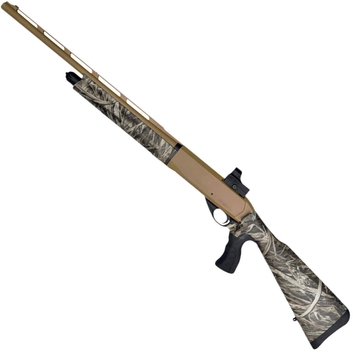EAA Girsan MC312 Gobbler 12 Gauge 3-1/2in Tan/Camo Semi Automatic Shotgun - 24in - Camo/Black/Tan EAA Girsan MC312 Gobbler 12 Gauge 3-1/2in Tan/Camo Semi Automatic Shotgun - 24in - Camo/Black/Tan