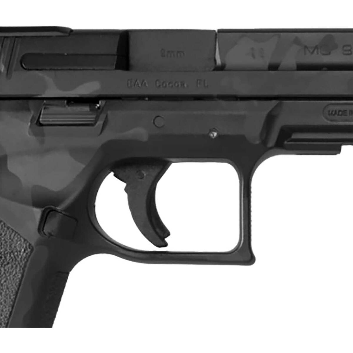 EAA MC9 Disruptor 9mm Luger 4.6in Black Camo Cerakote Pistol - 17+1 Rounds - Black EAA MC9 Disruptor 9mm Luger 4.6in Black Camo Cerakote Pistol - 17+1 Rounds - Black