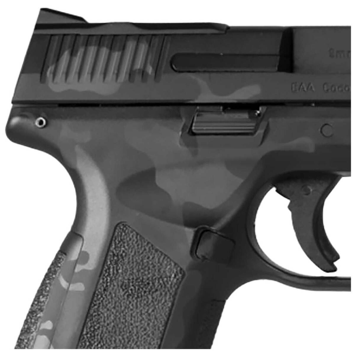 EAA MC9 Disruptor 9mm Luger 4.6in Black Camo Cerakote Pistol - 17+1 Rounds - Black EAA MC9 Disruptor 9mm Luger 4.6in Black Camo Cerakote Pistol - 17+1 Rounds - Black