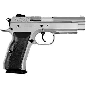 EAA Witness 10mm Auto 4.5in Stainless/Black Pistol - 14+1 Rounds