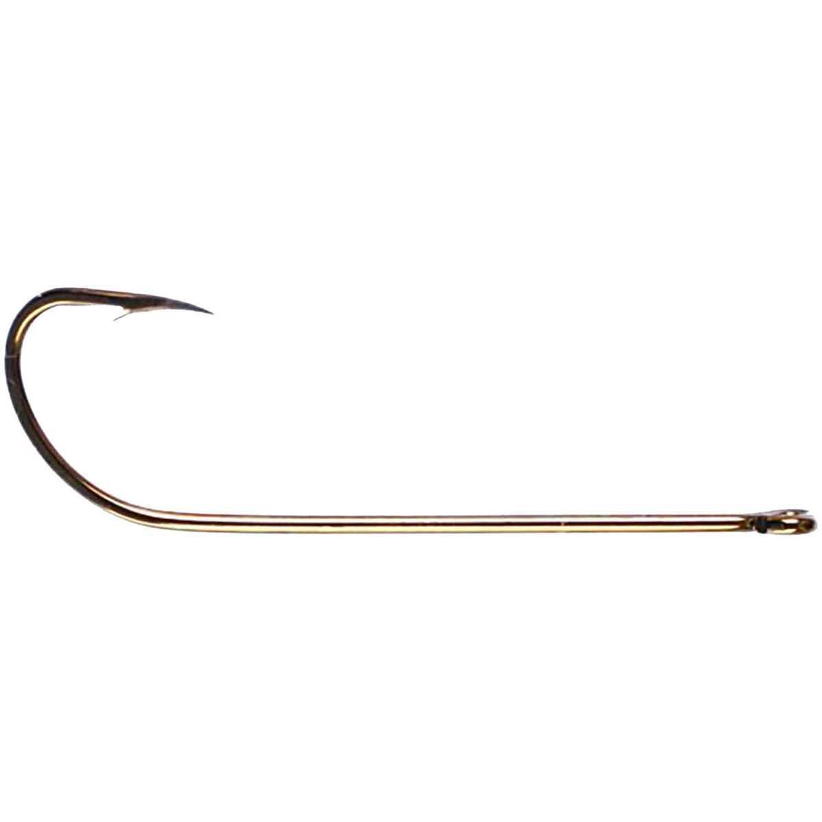 Eagle Claw 2X Long Shank Hook - Bronze, 4 - Bronze 4 Eagle Claw 2X Long Shank Hook - Bronze, 4 - Bronze 4