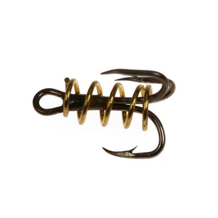 Eagle Claw 2X Strong Softbait with Spring Treble Hook Eagle Claw 2X Strong Softbait with Spring Treble Hook