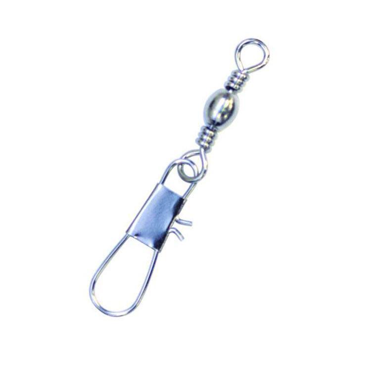Eagle Claw Nickel Barrel Swivel w/Interlock Snap Eagle Claw Nickel Barrel Swivel w/Interlock Snap