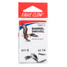 Eagle Claw Black Barrel Swivel - Size 3 - Black 3