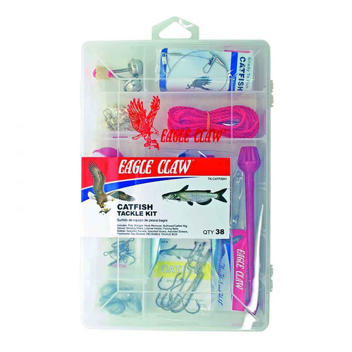 Eagle Claw Catfish Tackle Kit Terminal Tackle Accessory - Assorted Eagle Claw Catfish Tackle Kit Terminal Tackle Accessory - Assorted