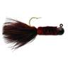 Eagle Claw Chenille Crappie Marabou Jig - Brown, 1/8oz, 6pk - Brown