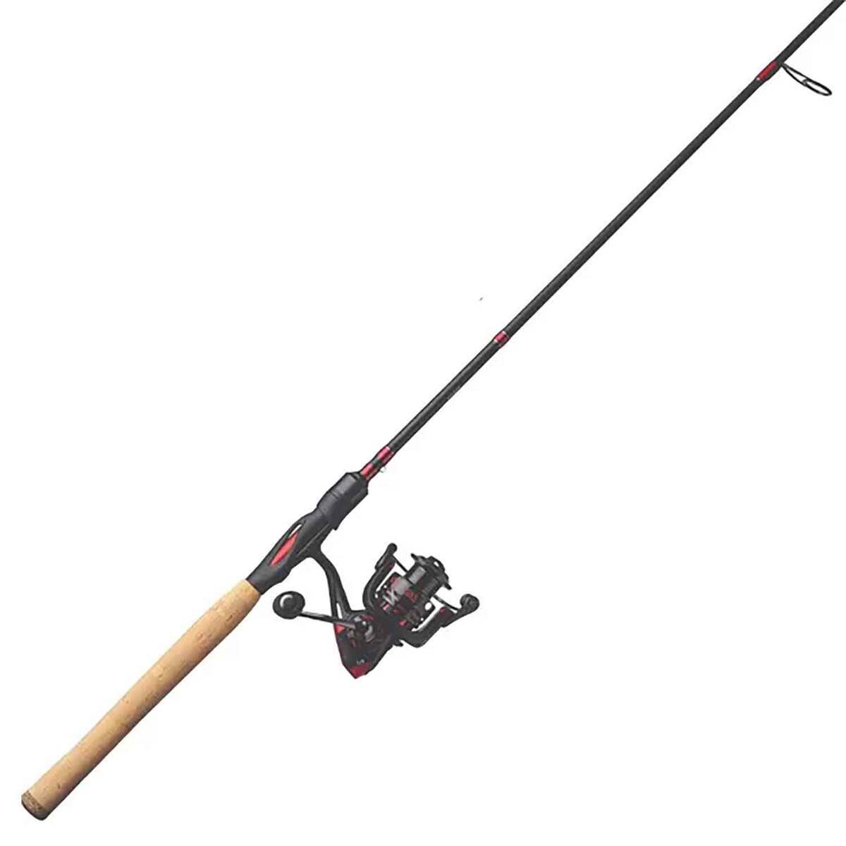 Eagle Claw EC2.5 Bass Spinning Rod And Reel Combo - Medium Power, 2 pc - Black/Red Eagle Claw EC2.5 Bass Spinning Rod And Reel Combo - Medium Power, 2 pc - Black/Red