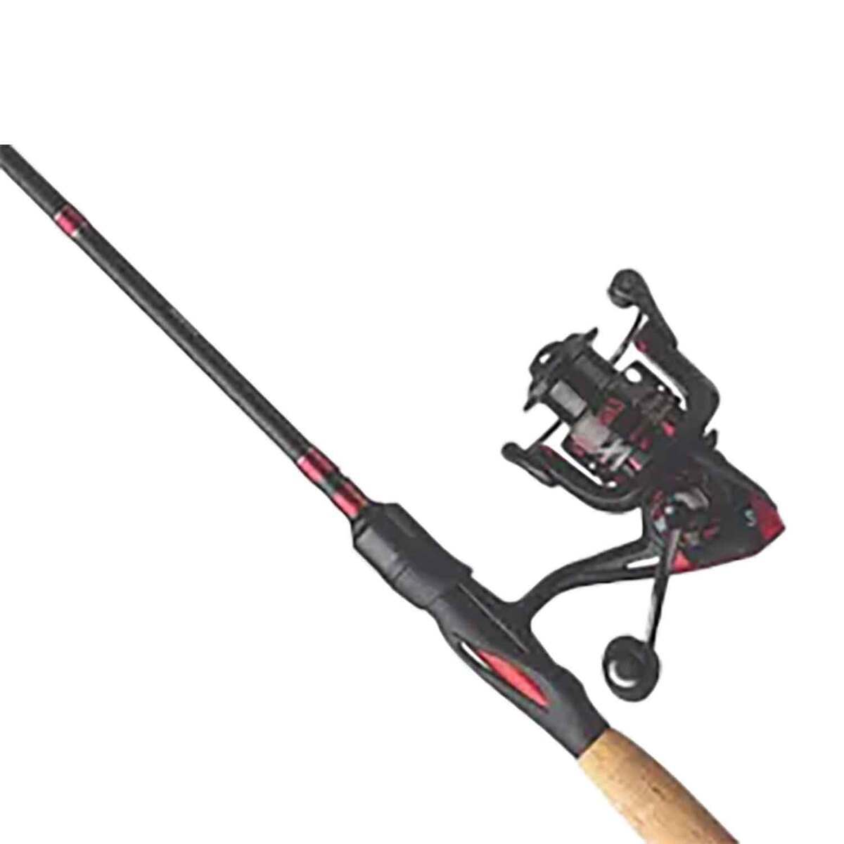 Eagle Claw EC2.5 Bass Spinning Rod And Reel Combo - Medium Power, 2 pc - Black/Red Eagle Claw EC2.5 Bass Spinning Rod And Reel Combo - Medium Power, 2 pc - Black/Red