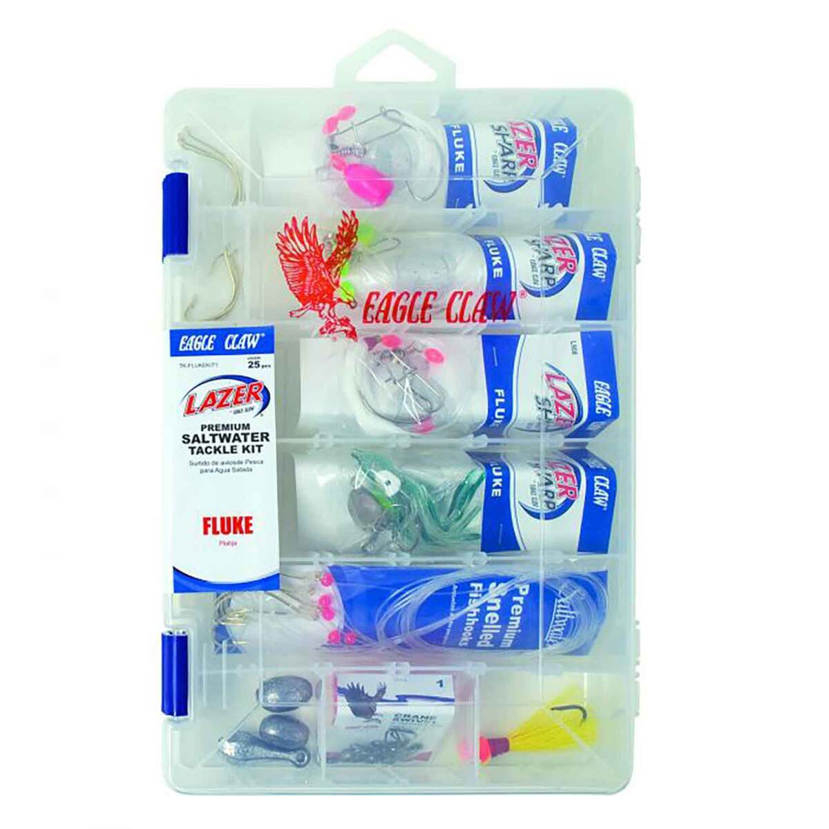 Eagle Claw Fluke Saltwater Tackle Kit Terminal Tackle Accessory - Assorted Eagle Claw Fluke Saltwater Tackle Kit Terminal Tackle Accessory - Assorted