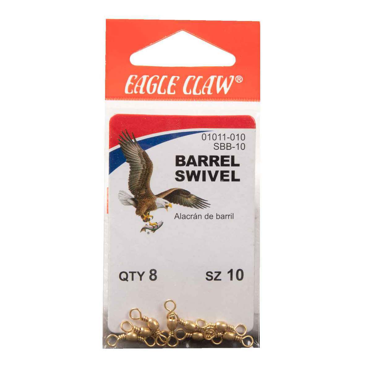 Eagle Claw Brass Barrel Swivel Eagle Claw Brass Barrel Swivel