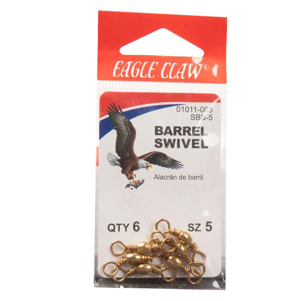 Eagle Claw Brass Barrel Swivel Eagle Claw Brass Barrel Swivel