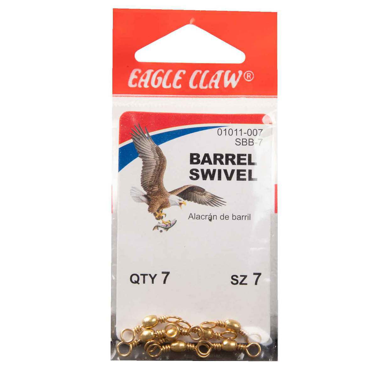 Eagle Claw Brass Barrel Swivel Eagle Claw Brass Barrel Swivel