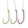 Eagle Claw Lazer Sharp L139A Color Baitholder Snell Assortment - Assorted Colors, Size 6 - Assorted 6