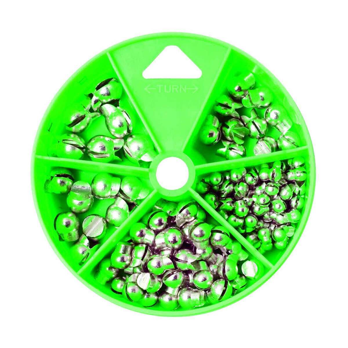 Eagle Claw NLRS Tin Removable Split-Shot Sinker Dial Pack - Plain Tin ...
