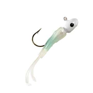 Eagle Claw Paddle Bug Ice Fishing Jig - Green/Chartreuse, 1/16oz
