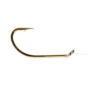 Eagle Claw Plain Shank Snelled Hook