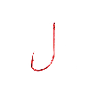 Eagle Claw Red Plain Shank Hook