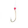 Eagle Claw Snelled hook with Red Bead Baitholder Hook