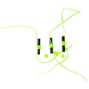 Eagle Claw String Bobber Stop With Beads - Green 3 Pack