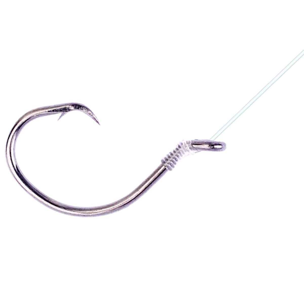 Eagle Claw 9222H-7/0 Lazer Sharp Snelled Circle Sea Hook Size 7/0
