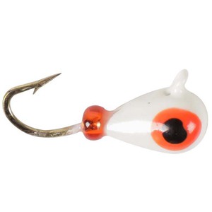 Eagle Claw Tungsten Arctic Ice Fishing Jig - Silver/Glow, 1/10oz Eagle Claw Tungsten Arctic Ice Fishing Jig - Silver/Glow, 1/10oz