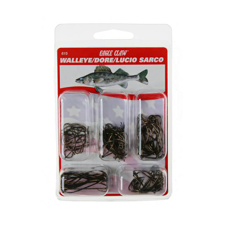 Eagle Claw Walleye Hook Assortment - Assorted Eagle Claw Walleye Hook Assortment - Assorted