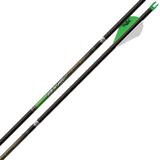 Easton 4mm Axis Long Range 250 Spine Carbon Arrows – 6 Pack – Black